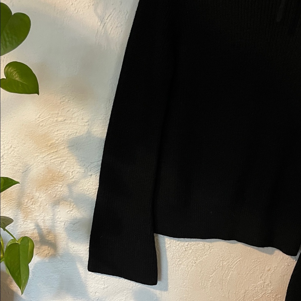 7 For All Mankind Black Women's Sweater - Picture 2 of 8